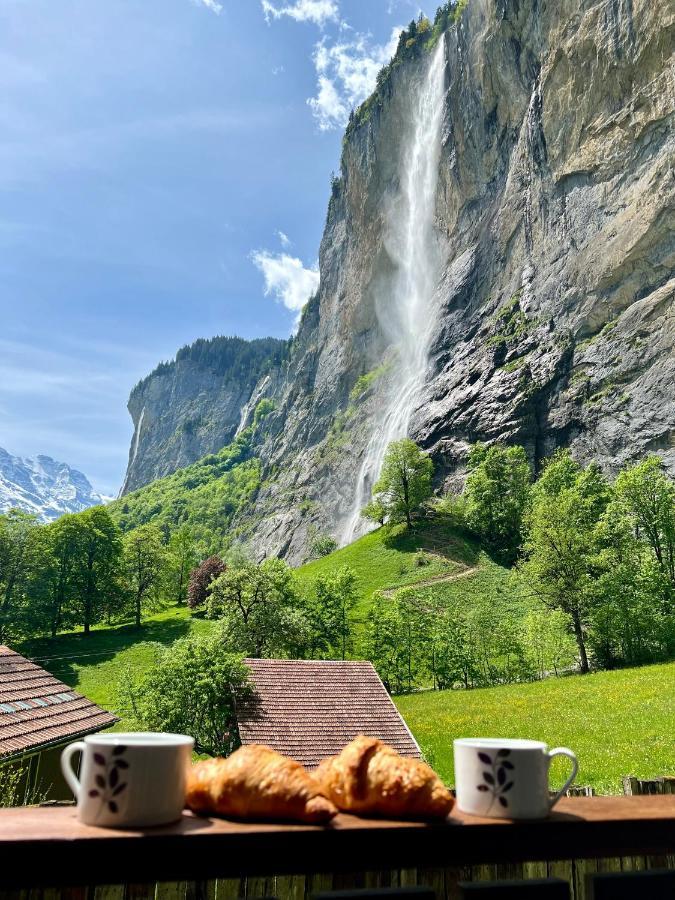 Breathtaking Waterfall Apartment Nr.2 Lauterbrunnen Exterior foto